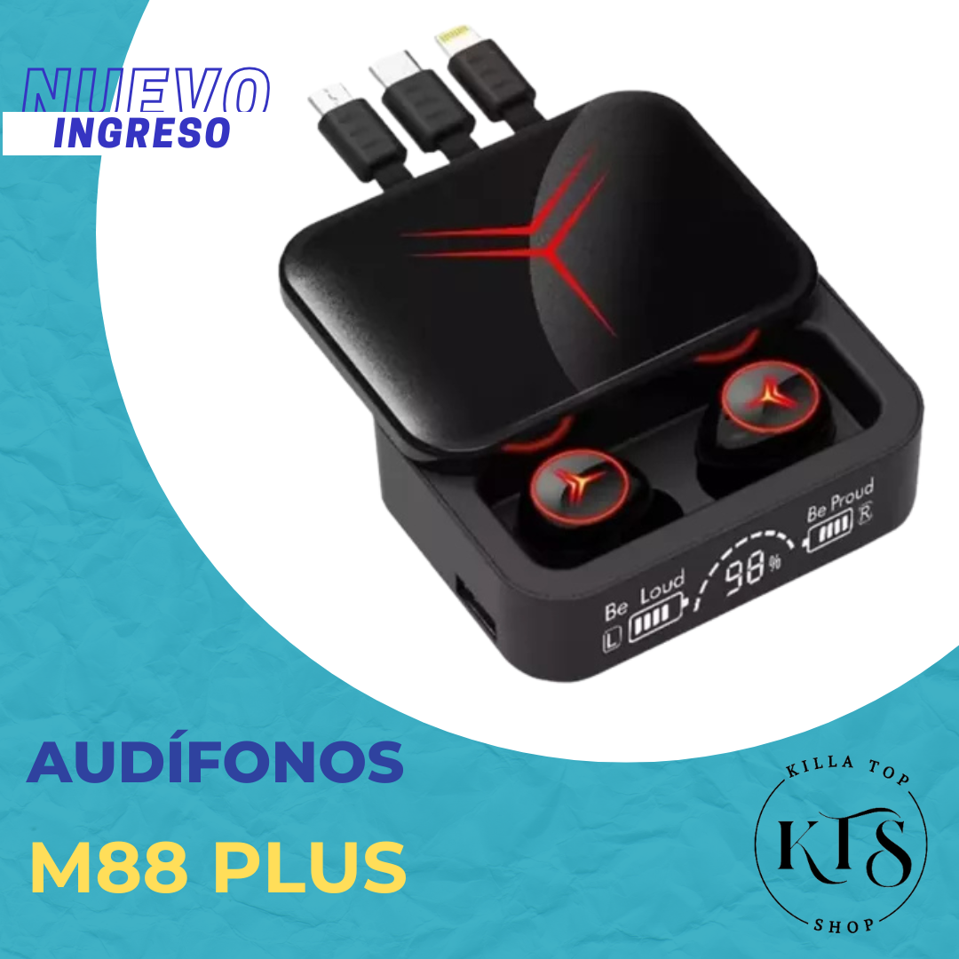 AUDIFONOS M88 PLUS